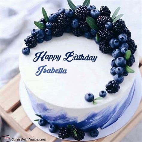 ISABELLA Name Cards And Wishes | Birthday cake writing, Birthday wishes ...