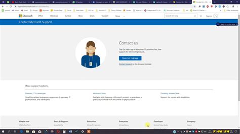 How to contact with microsoft live support - YouTube