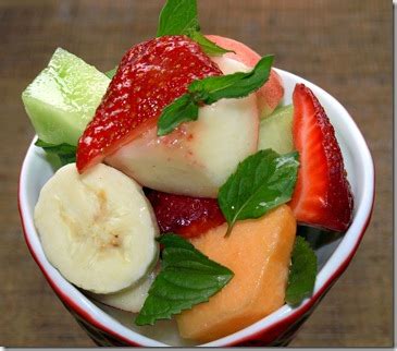 The Backyard Pizzeria: Fruit Salad with Moroccan Dressing