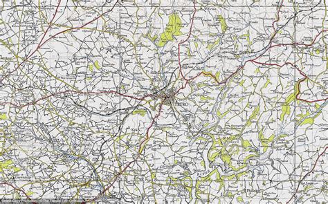 Historic Ordnance Survey Map of Truro, 1946 - Francis Frith