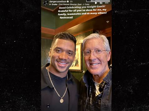 Russell Wilson, Seahawks Party W/ Pete Carroll After Seattle Coaching ...