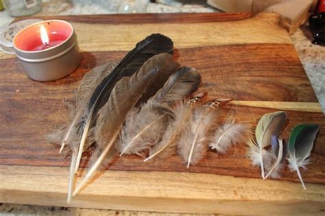 DIY feather smudge fan — Nikdreamer | Feather crafts, Feather diy, Smudging