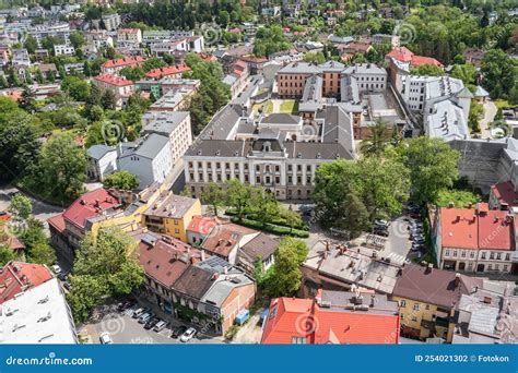 Old Town of Cieszyn City, Poland Stock Photo - Image of convent, high ...