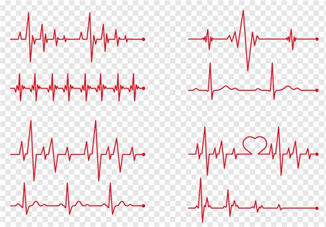 Red lifeline illustration collage, Heart rate Electrocardiography, ECG ...