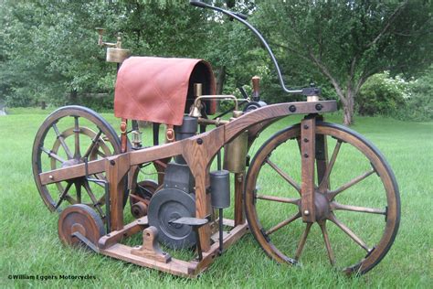 1885 Daimler Reitwagen Replica Right Side | William Eggers Motorcycles