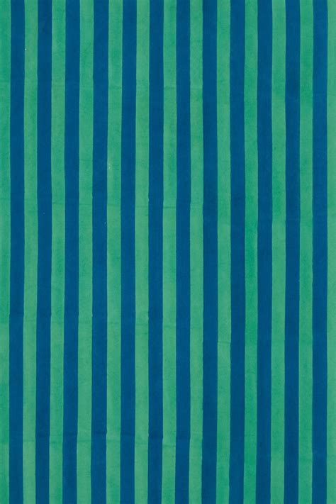 fabric stripes blue green | Lisa Corti