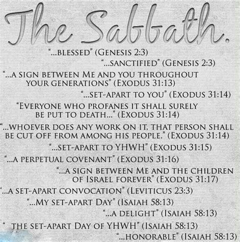 Pin by YAHUAH...praise be to You fore on YaHUaH, Mighty One of the shamayms! | Sabbath quotes ...