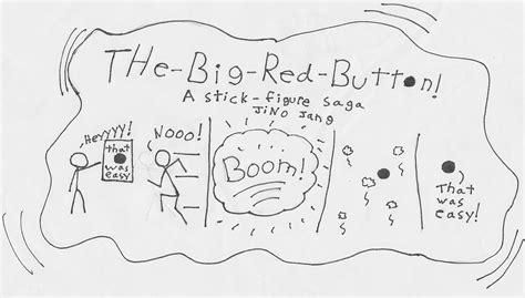 THE BIG RED BUTTON:A STICK FIGURE SAGA! | Joe's Comics