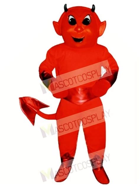 Cute Red Devil Mascot Costume