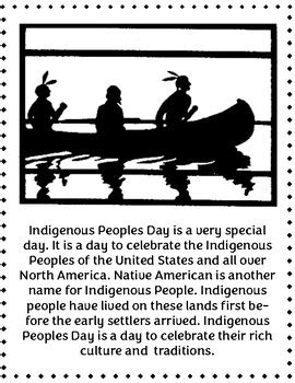 Indigenous Peoples Day Packet by Activities in Wonderland | TPT