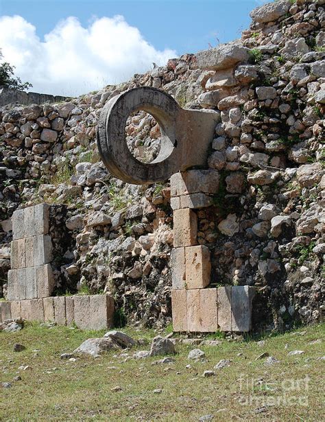 Mayan Ball Court Goal at Uxmal Mexico Photograph by Shawn O'Brien ...