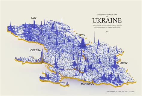 terence fosstodon on Twitter: "Day 5 of #30DayMapChallenge: Ukraine. Here's a population density ...