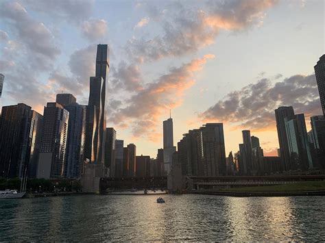 Chicago River Architecture sunset Photograph by Pri Kulasingam - Pixels