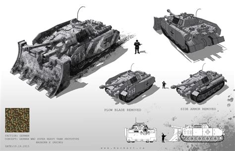 Mack Art: German Tank Prototype