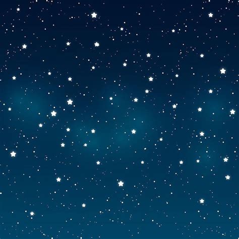 the night sky is filled with white stars