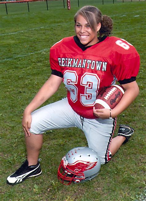 Female football player sees last game | Local News | pressrepublican.com