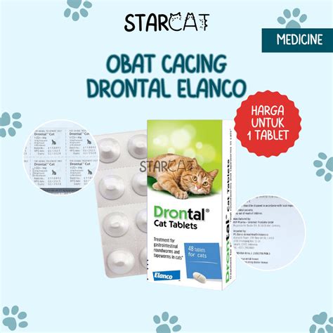 Sc Drontal Cat Original Elanco Original Cat Worm Medicine Diarrhea Cat ...