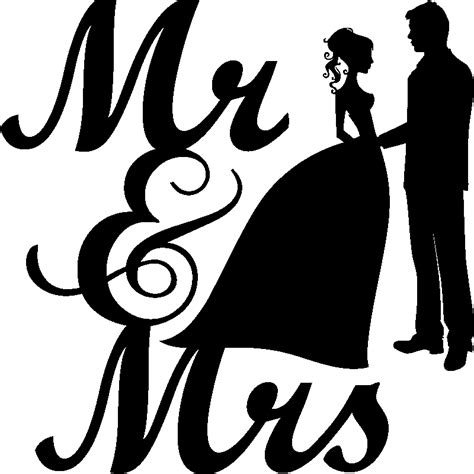 Sticker Mariage Mr & Mrs - stickers STICKERS CHAMBRE - ambiance-sticker