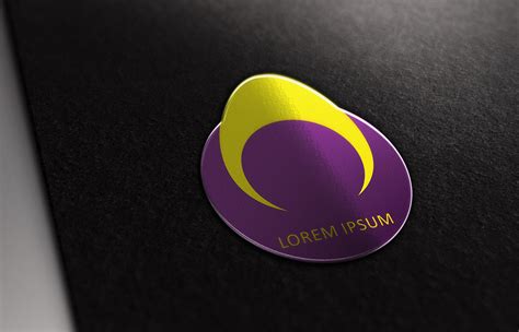 Yellow and Purple Logo Graphic by titiwancistudio · Creative Fabrica