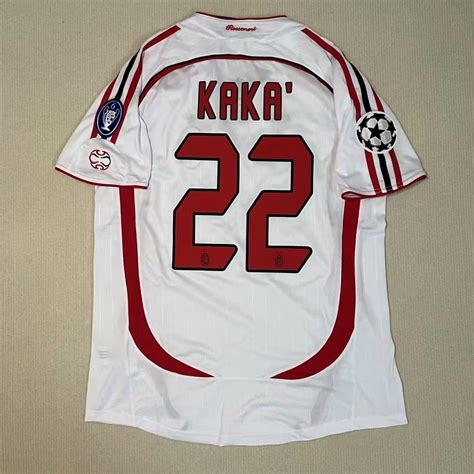 06-07 AC Milan Kaka Jersey Retro AC Milan Football Jersey - Etsy