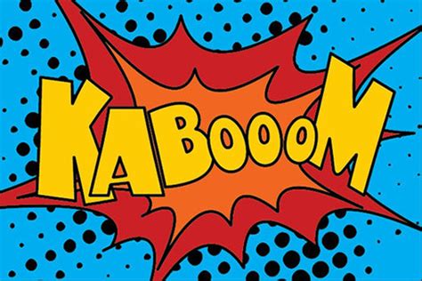 KABOOM Comic Sound | Etsy