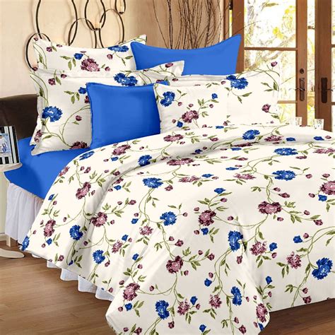 Floral Print Floral Double Bed Sheet at Rs 1600/set in Bengaluru | ID ...