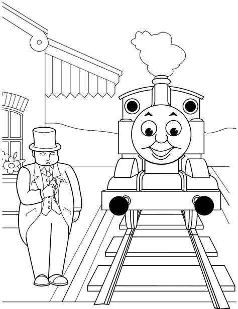 Thomas The Train Printable Colouring Pages