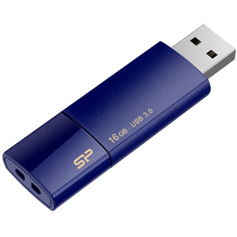 Silicon Power flash drive 16GB Blaze B05 USB 3.0, dark blue - USB flash ...