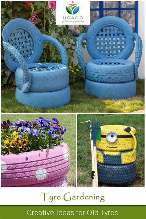 Tyre Gardening - Creative Ideas for Old Tyres | Tire garden, Old tires, Creative gardening