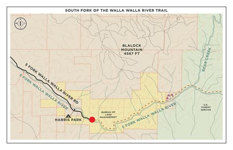 Walla Walla River Trail Map :: Behance