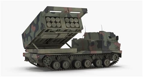 3d multiple rocket launcher m270 mlrs model