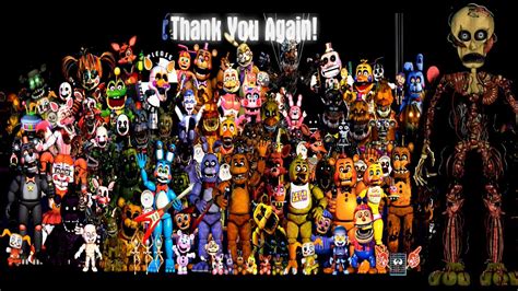 All FNAF Animatronics In Minutes! (2014-2021) FNAF 1, 2, 3,, 40% OFF