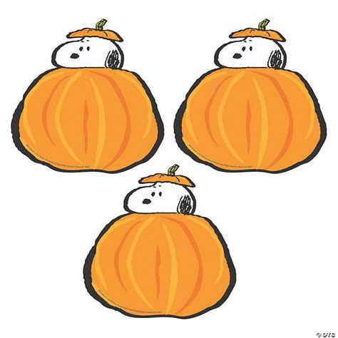 Eureka® Peanuts® Fall Pumpkins Bulletin Board Cutouts | Oriental Trading