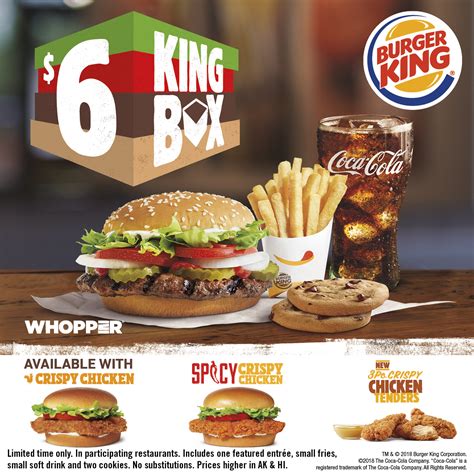 Burger King 6 Dollar King Box - Burger Poster