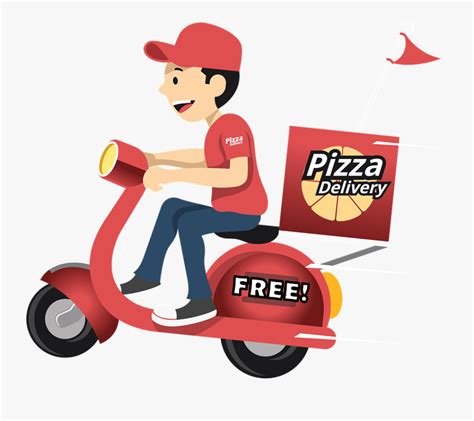 Transparent Food Delivery Png - Free Pizza Delivery Png , Free Transparent Clipart - ClipartKey