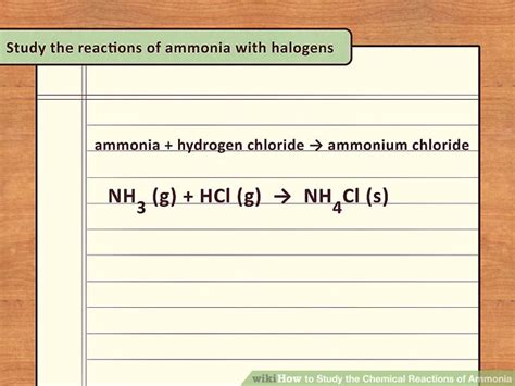 3 Ways to Study the Chemical Reactions of Ammonia - wikiHow Life