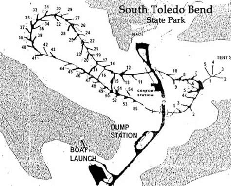 Toledo Bend Area Map