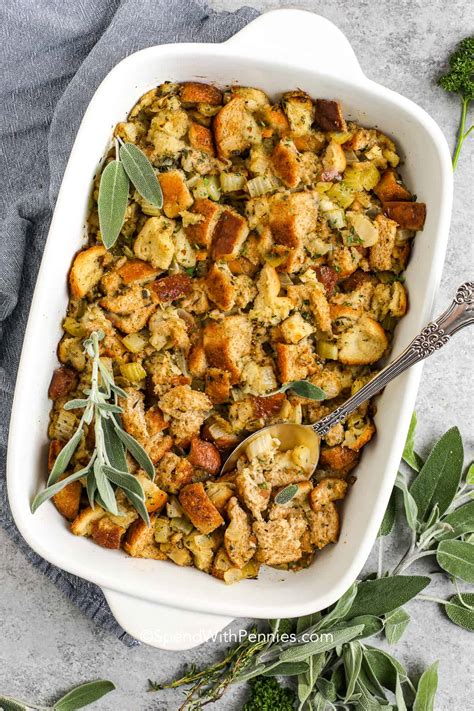 Simple Stuffing Recipe - Spend With Pennies - Factfalls