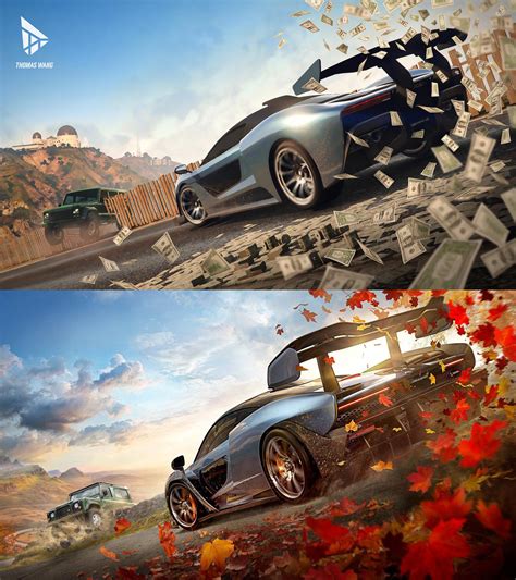 Genius Recreates Forza Horizon 4 Cover Art in GTA 5, Replaces Leaves ...