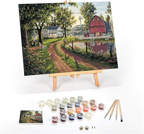 Ledgebay Paint By Numbers For Adults: Beginner to Advanced Number Painting Kit - Fun DIY Adult ...