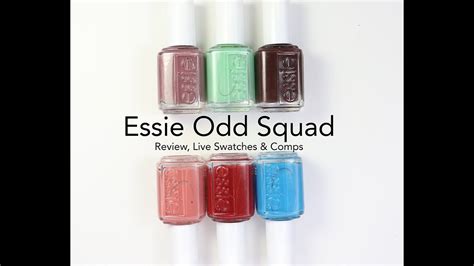 Essie Odd Squad 2024 Collection: Reveiw, Live Swatches & Comparisons - YouTube