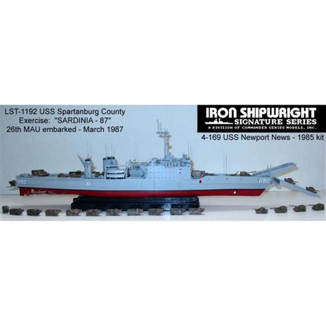 USS Newport LST 1179 1985 1/350 Scale Resin Model Ship Kit | Model ship kits, Model ships, Lst