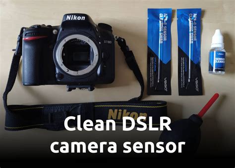 [How-to] DSLR APS-C sensor cleaning (Nikon camera example)