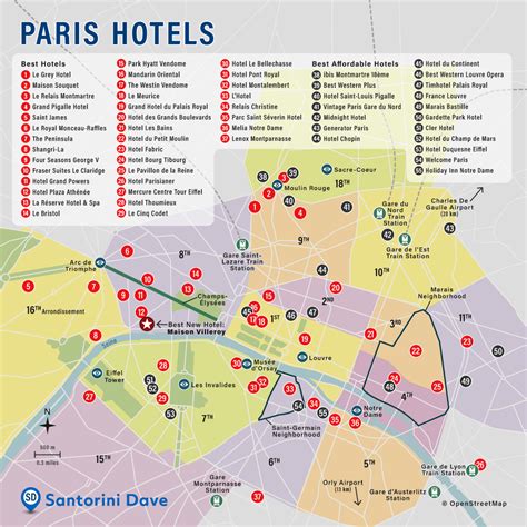 PARIS HOTEL MAP - Best Areas, Neighborhoods, & Places to Stay