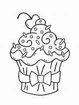 Birthday Cupcake coloring Pages Free Printable  sketch template