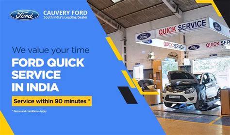 Get Ford Car Service within 90Minutes*- Cauvery Ford