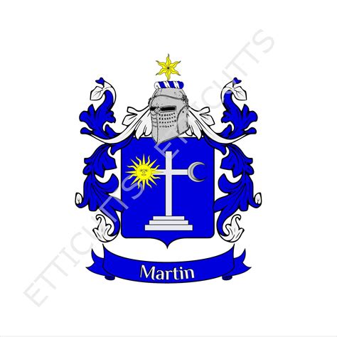 Martin Coat Of Arms Family Crest PDF Download, Printable Coat of arms ...