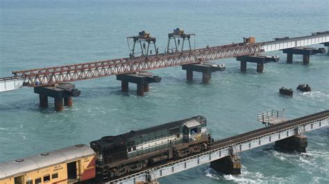 New Pamban bridge work picks up momentum, expected to be over by March ...