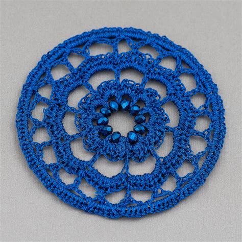 Components Of Crochet Round 70mm 2pcs MOD50