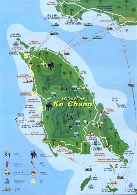 Koh Chang Thailand Map - Oconto County Plat Map